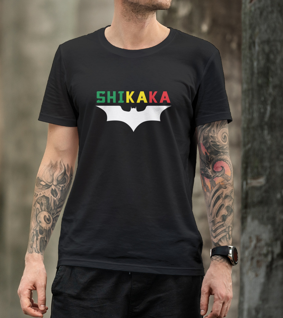 SHIKAKA Batman Logo T-Shirt