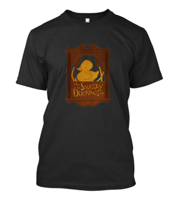 The Snuggly Duckling Tangled Disney Tavern Sign T-Shirt