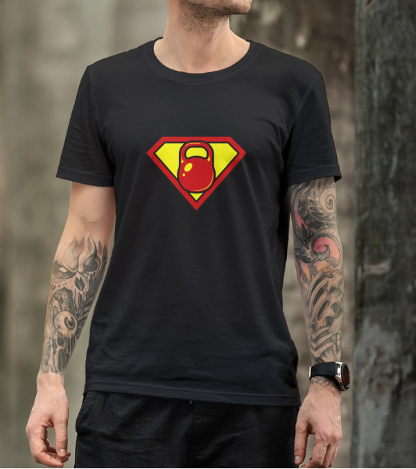 Superkettle Iconic Kettlebell Emblem T-Shirt