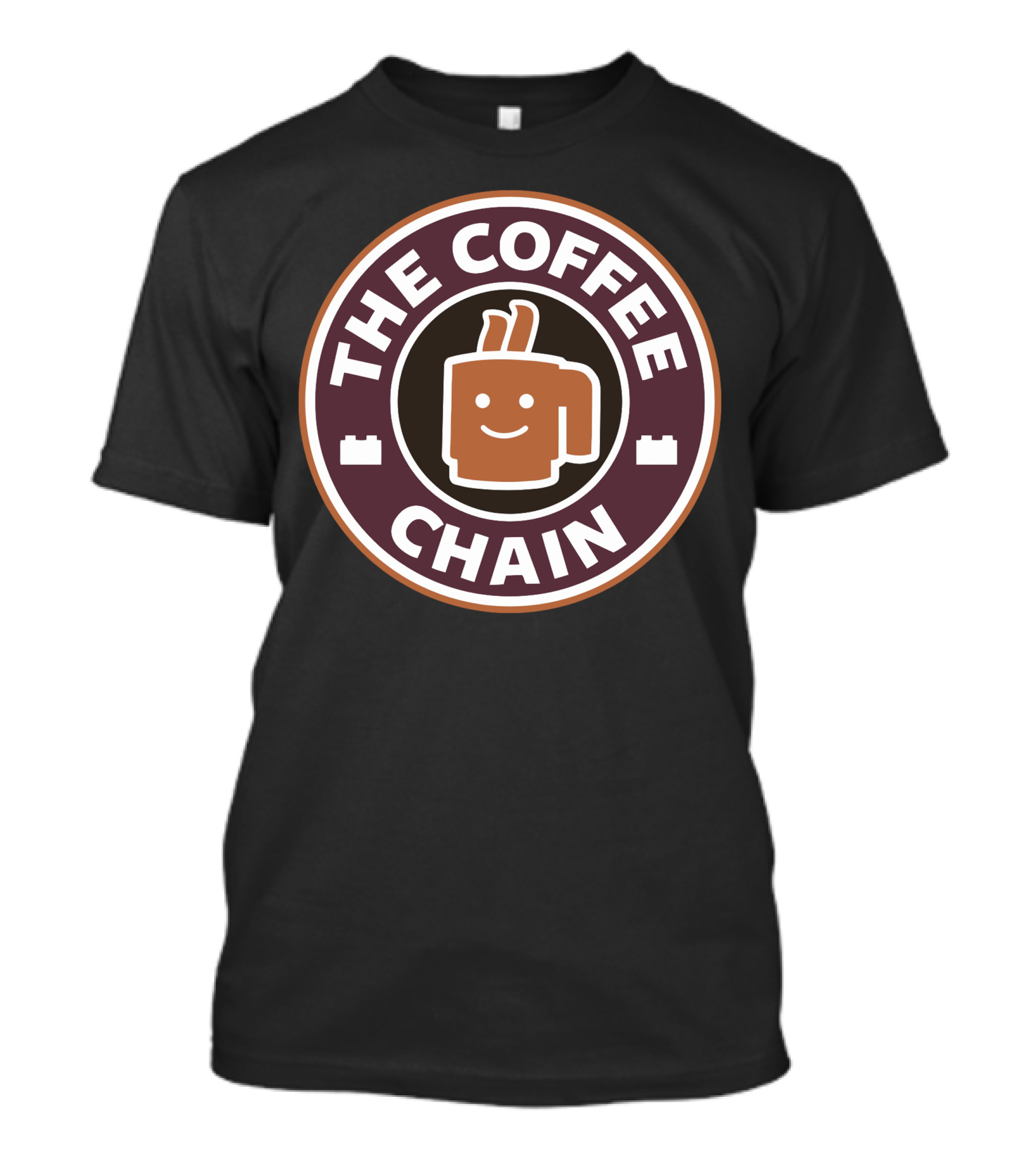 The Coffee Chain Lego Mug Emblem T-Shirt