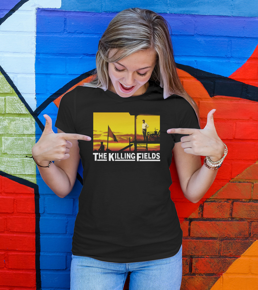 The Killing Fields Movie Sunset Silhouette Scene T-Shirt