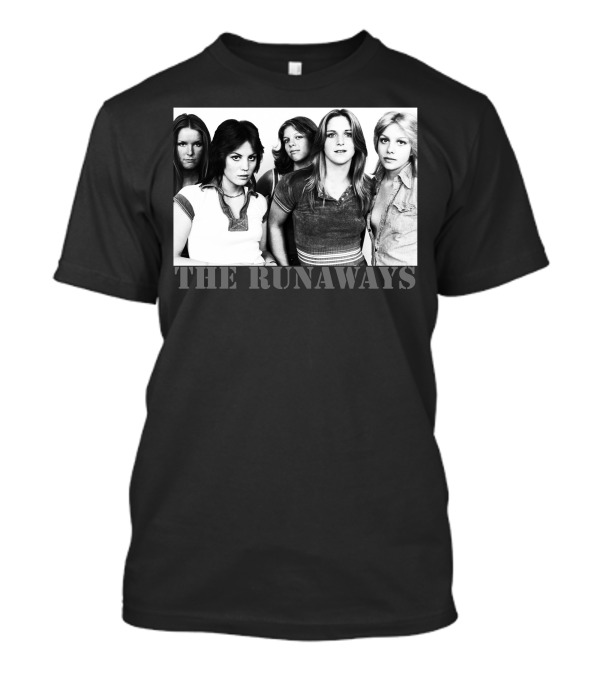 The Runaways Band Portrait Classic Rock Iconic Group Image T-Shirt