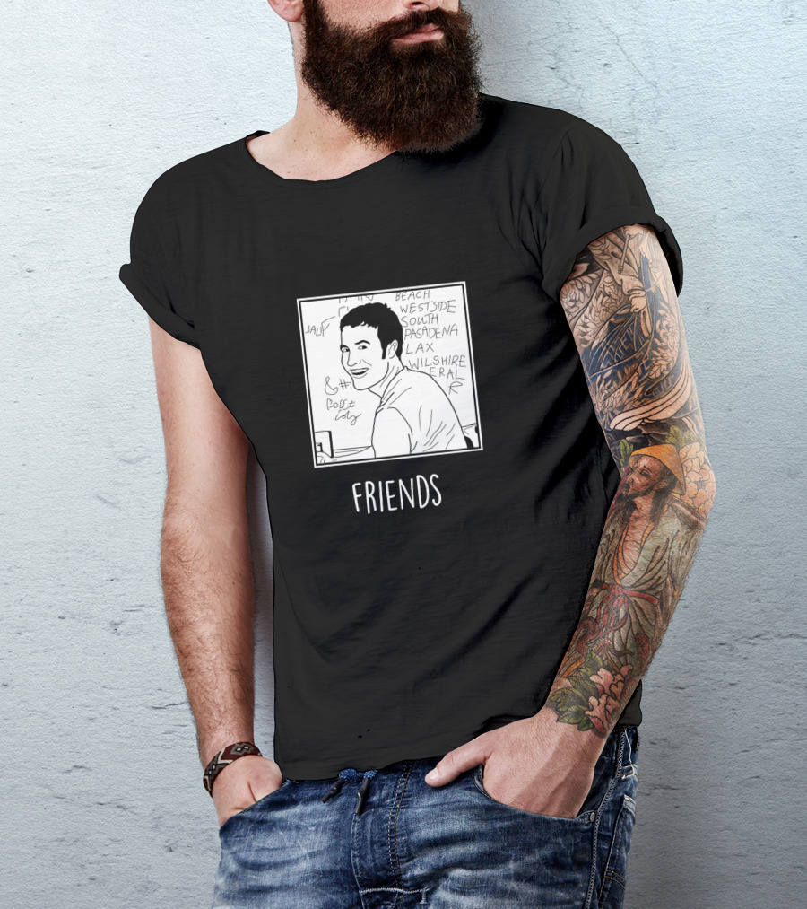 FRIENDS Beach Westside South Pasadena LAX WilshireVERAL T-Shirt