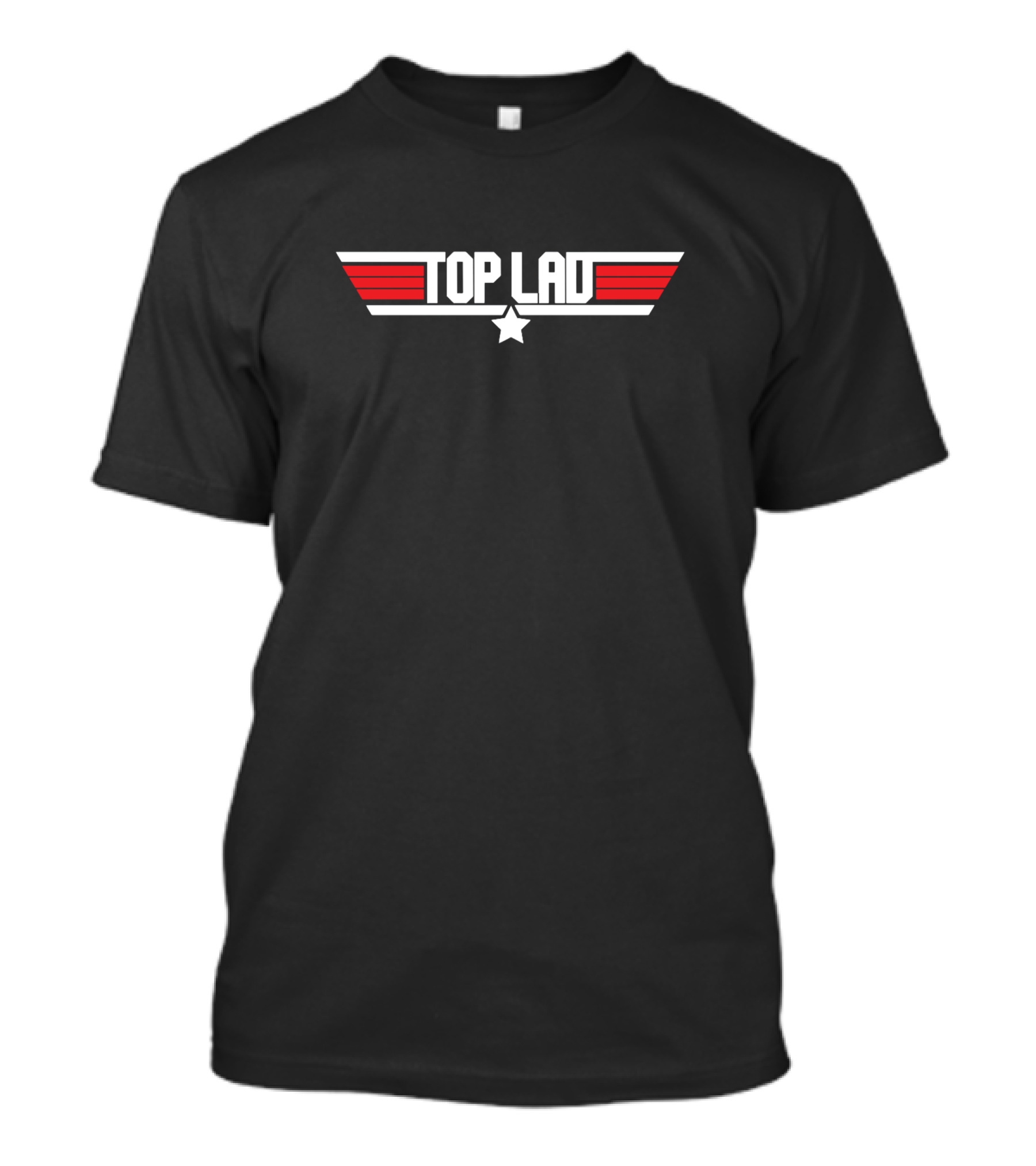 Top Lad Winged Star Red Stripes Iconic T-Shirt
