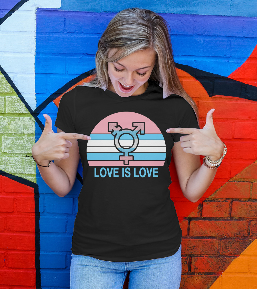 Transgender Pride Love Is Love T-Shirt