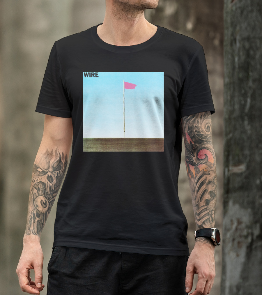 Wire Pink Flag Album Cover Artwork Flag T-Shirt