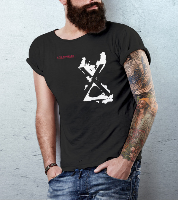 X Los Angeles Large New Band T-Shirt