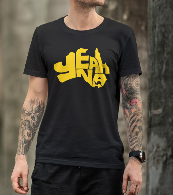 Yeah Nah Australia Map T-Shirt