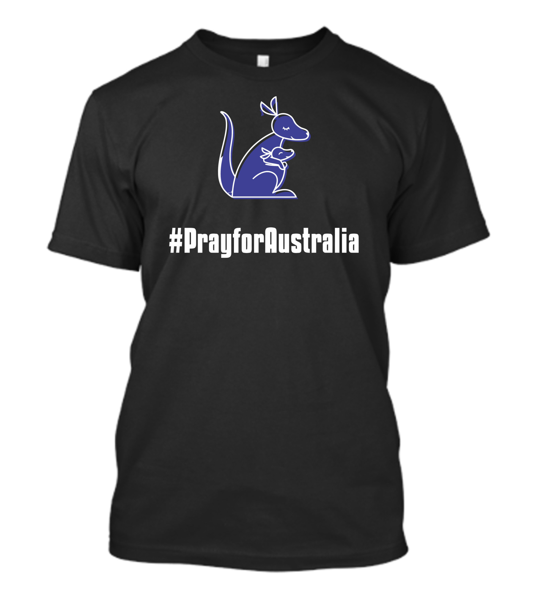 PrayforAustralia Kangaroo And Joey T-Shirt