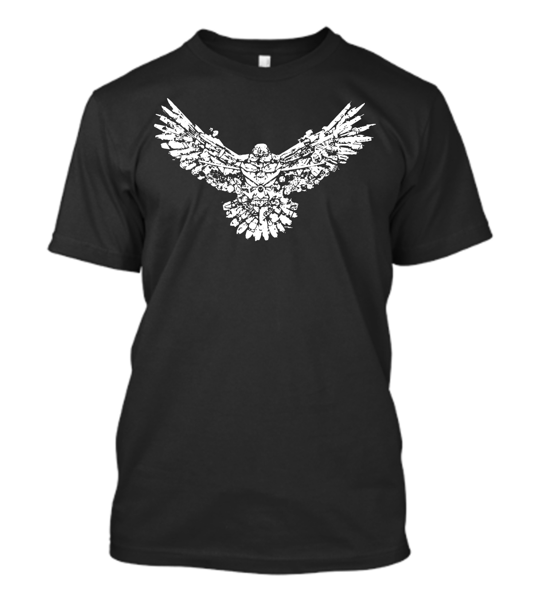 Air Force Aircraft And Bomb Collage Winged T-Shirt