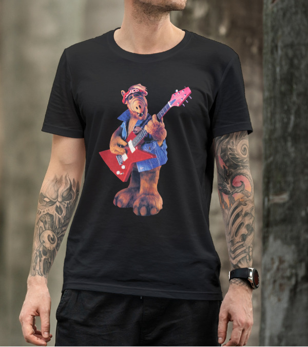 Alf Yeah Rockin' With Guitar And Bandana T-Shirt