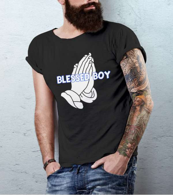 Blessed Boy Praying Hands T-Shirt