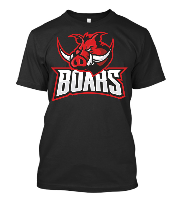 Boars Wild Hog Mascot Graphic T-Shirt