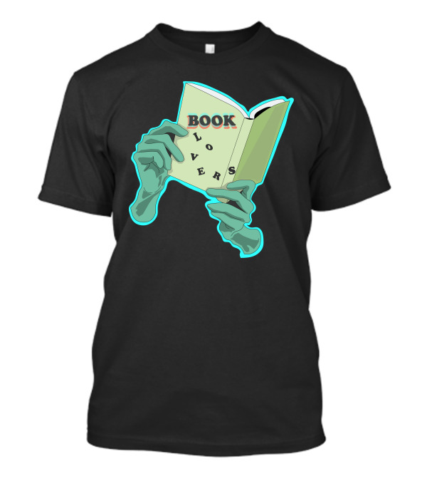 Book Lovers Zombie Hands Neon Glow T-Shirt