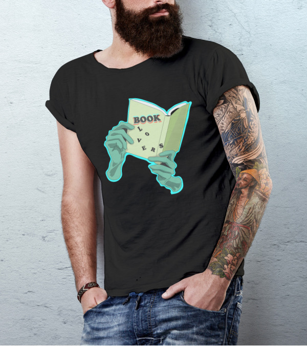 Book Lovers Zombie Hands Neon Glow T-Shirt