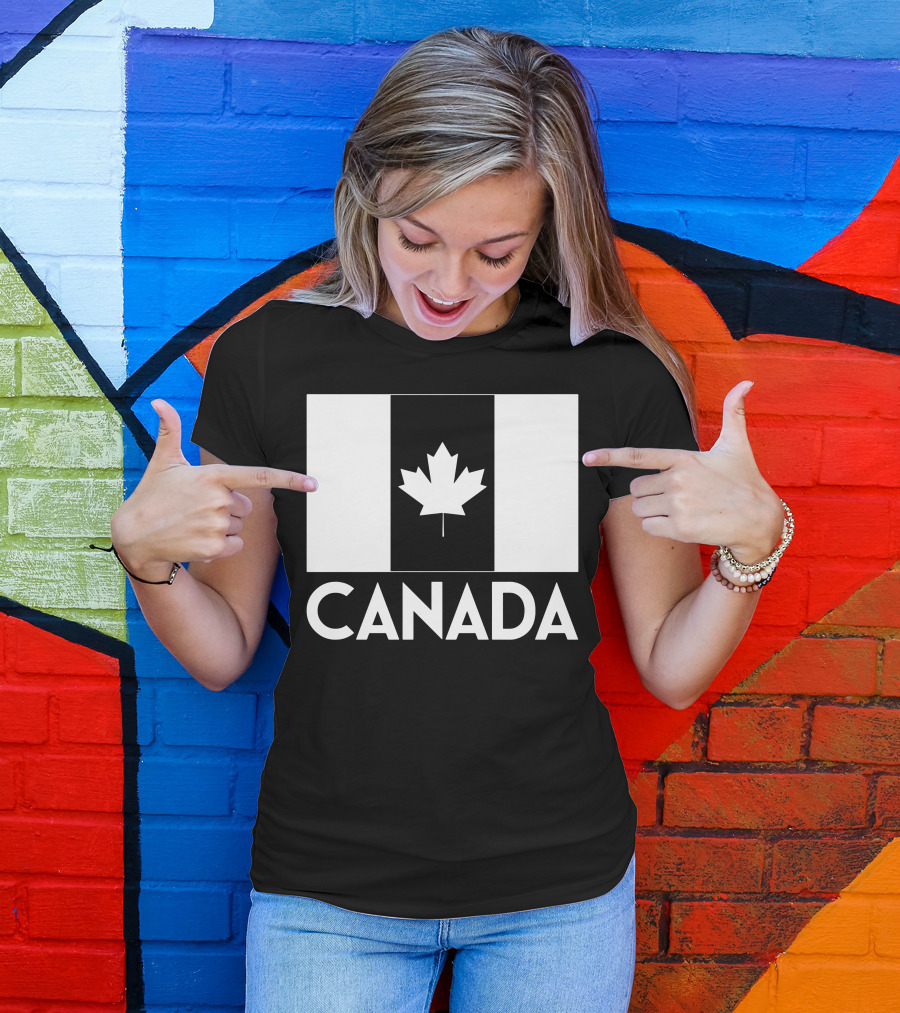 Canada Flag Maple Leaf Emblem T-Shirt