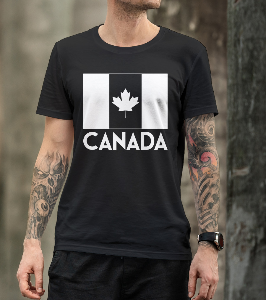 Canada Flag Maple Leaf Emblem T-Shirt