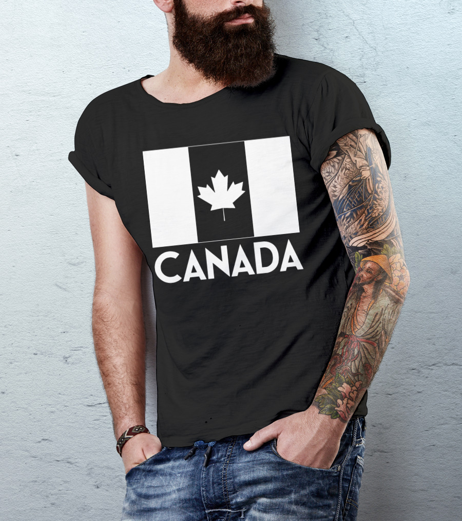 Canada Flag Maple Leaf Emblem T-Shirt