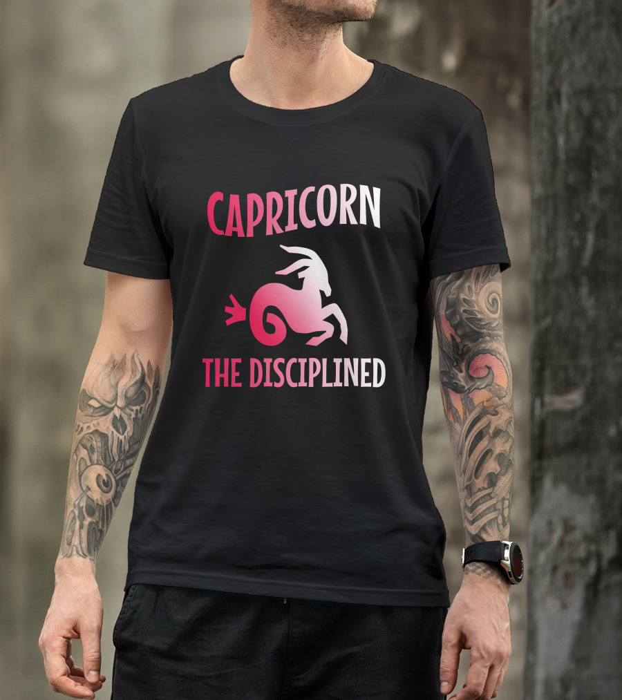Capricorn The Disciplined Zodiac Goat T-Shirt