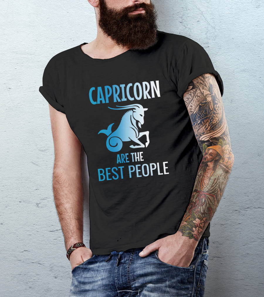 CAPRICORN ARE THE BEST PEOPLE Zodiac Sign Goat T-Shirt
