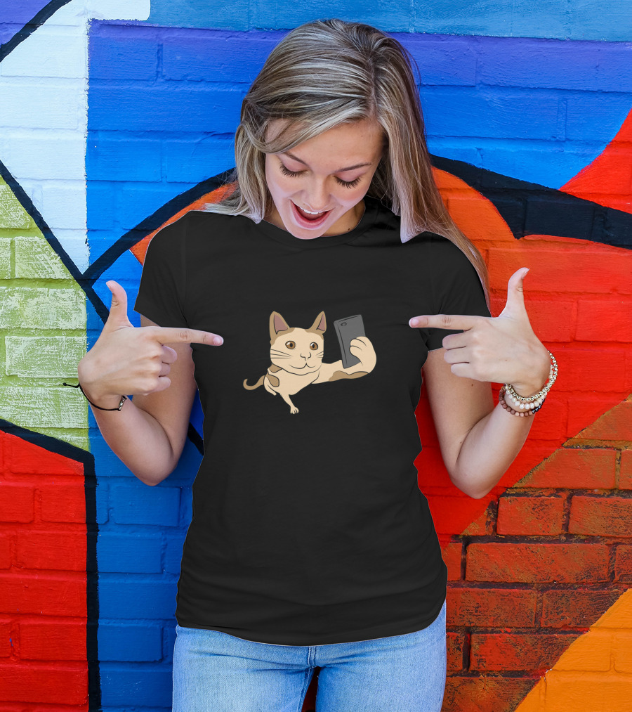 Cat Taking A Selfie T-Shirt