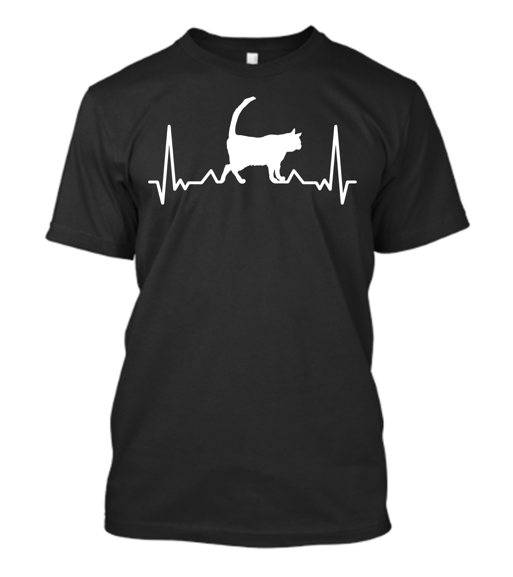 Cat Heartbeat Cats Kitty Pet Animal T-Shirt
