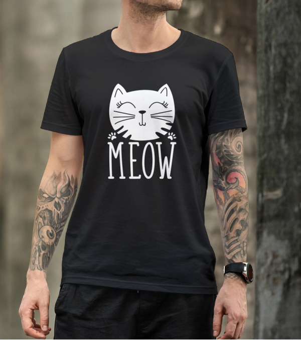 Cute Kitten Meow Cat Pet T-Shirt