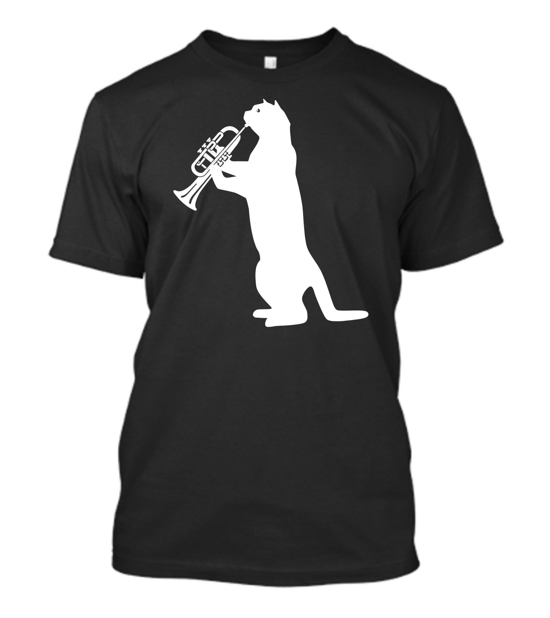 Catsplay Trumpet Kitten Pet Cat Music T-Shirt