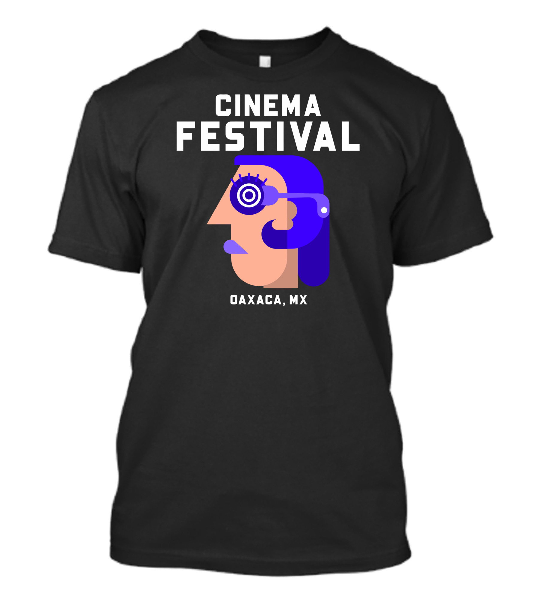 Cinema Festival Oaxaca MX Face T-Shirt