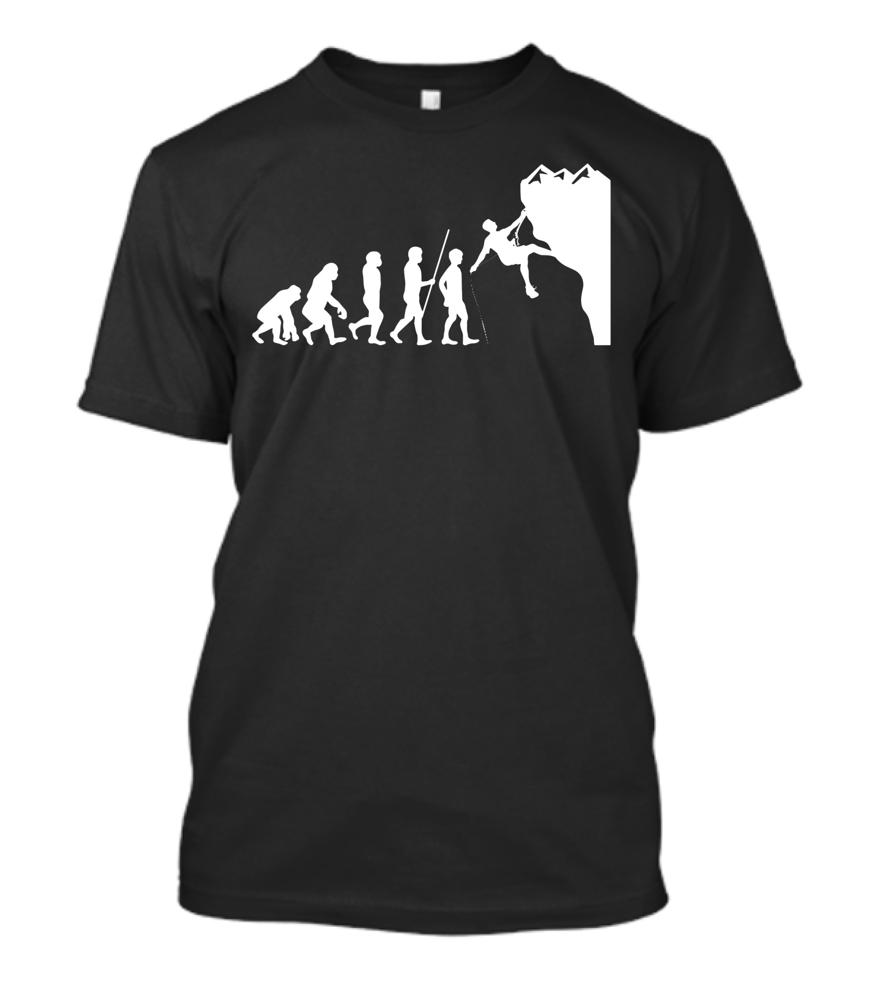 Evolution To Mountain Climbing T-Shirt