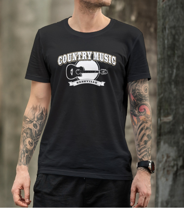 Country Music Nashville Guitar T-Shirt