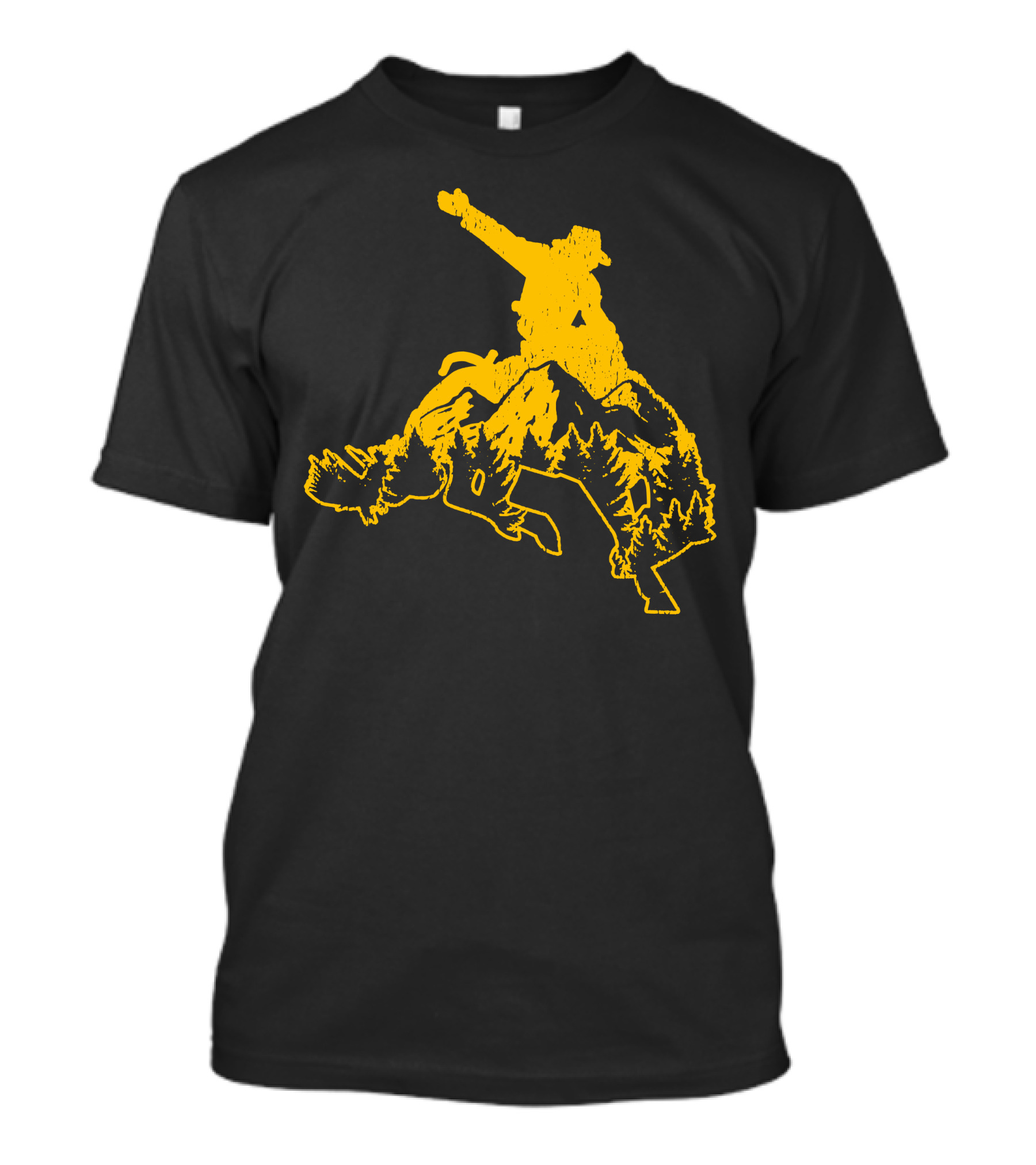 Cowboy Rodeo Mountains Wild Ride T-Shirt