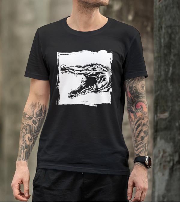 Crocodile Reptile Alligator Fierce T-Shirt