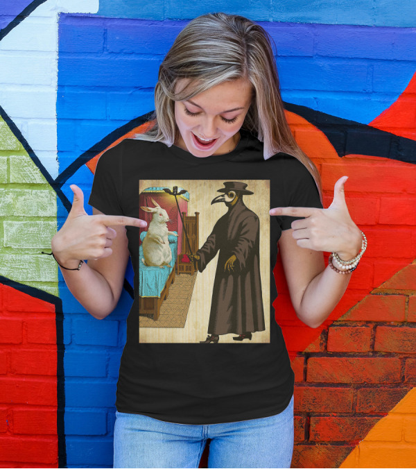Easter Bunny Meets Plague Doctor T-Shirt