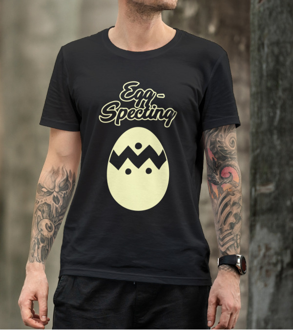 Egg-Specting Easter Egg With Zigzag T-Shirt