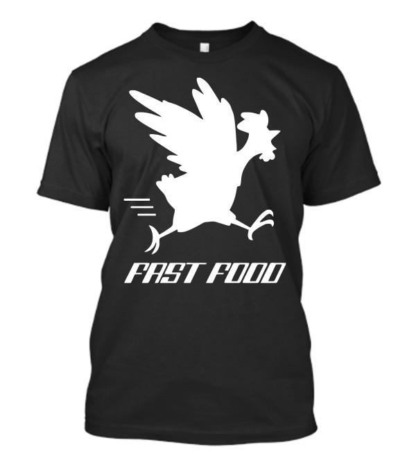Fast Food Running Chicken T-Shirt