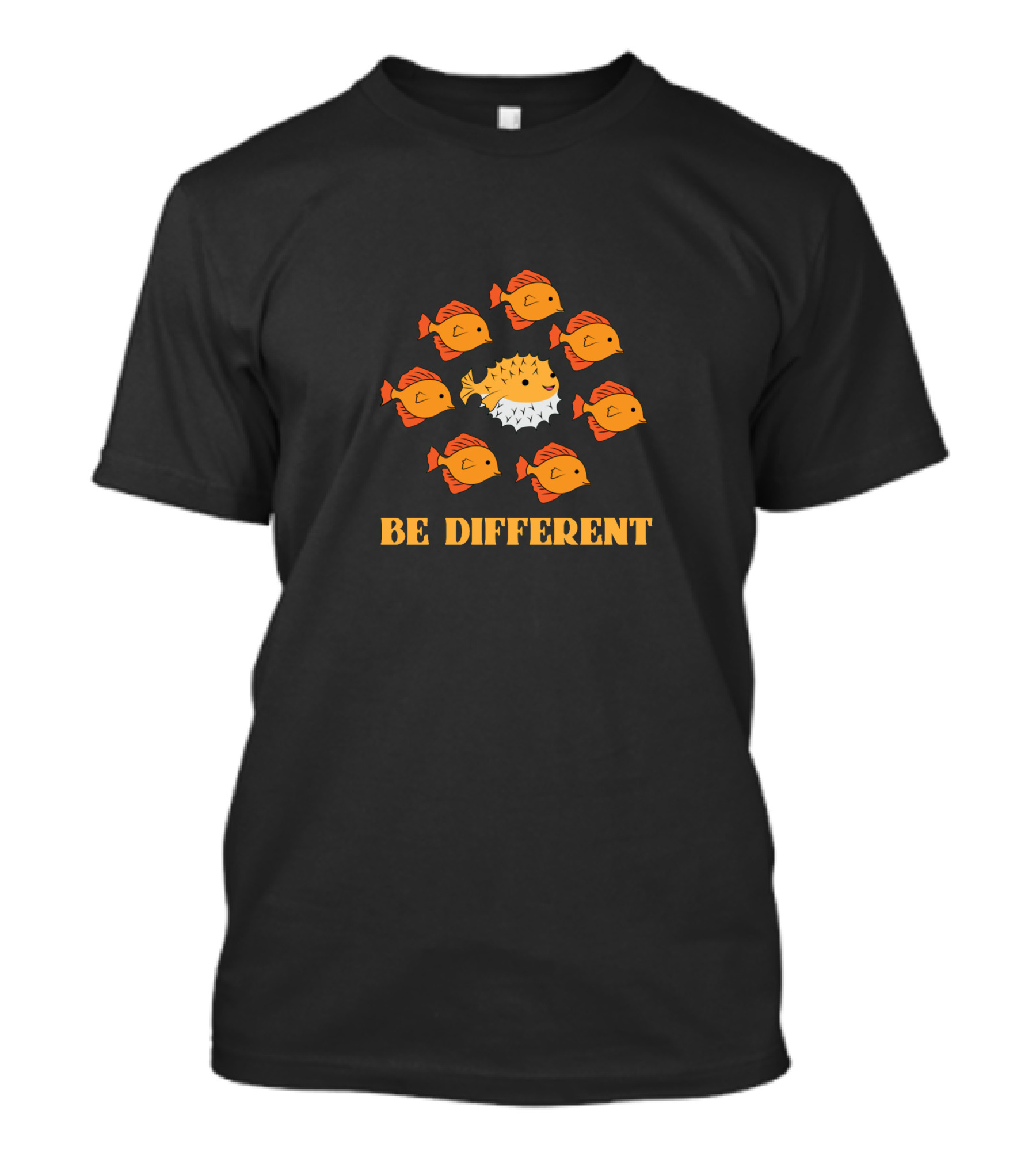 Fish Be Different Be Different Fish Among Goldfish T-Shirt