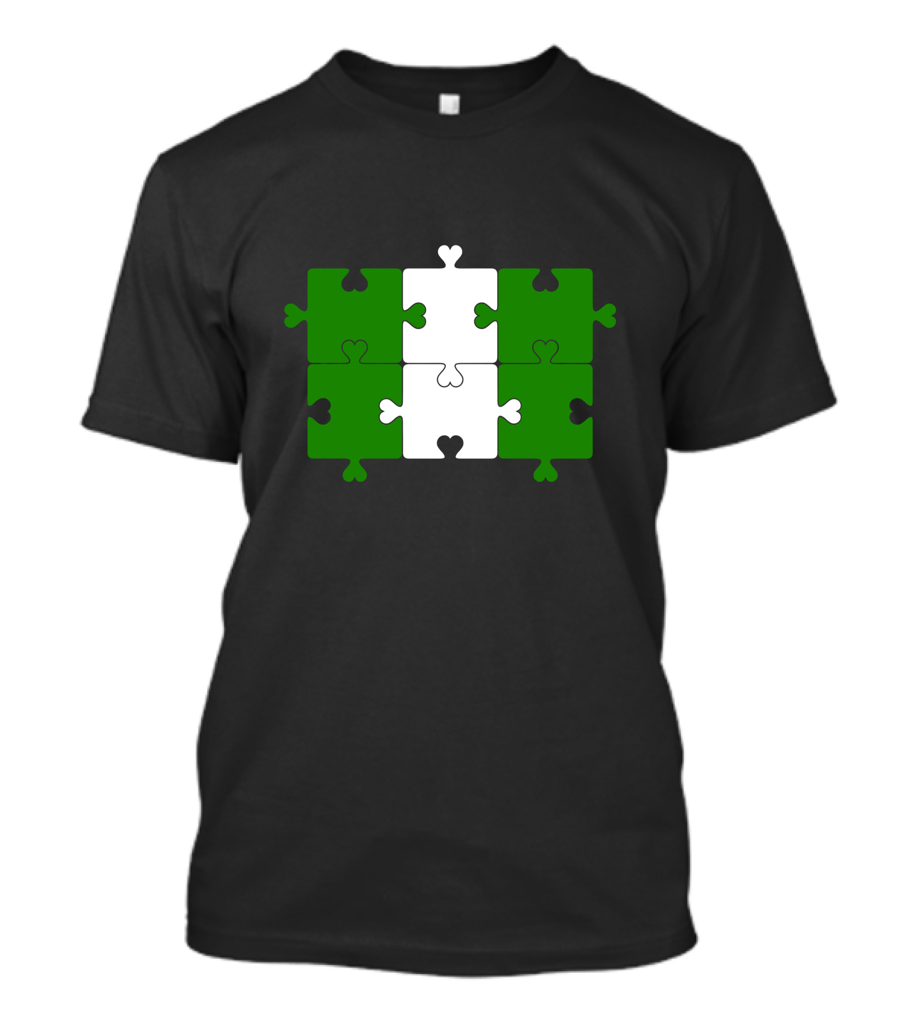 Flag Of Nigeria Puzzle T-Shirt