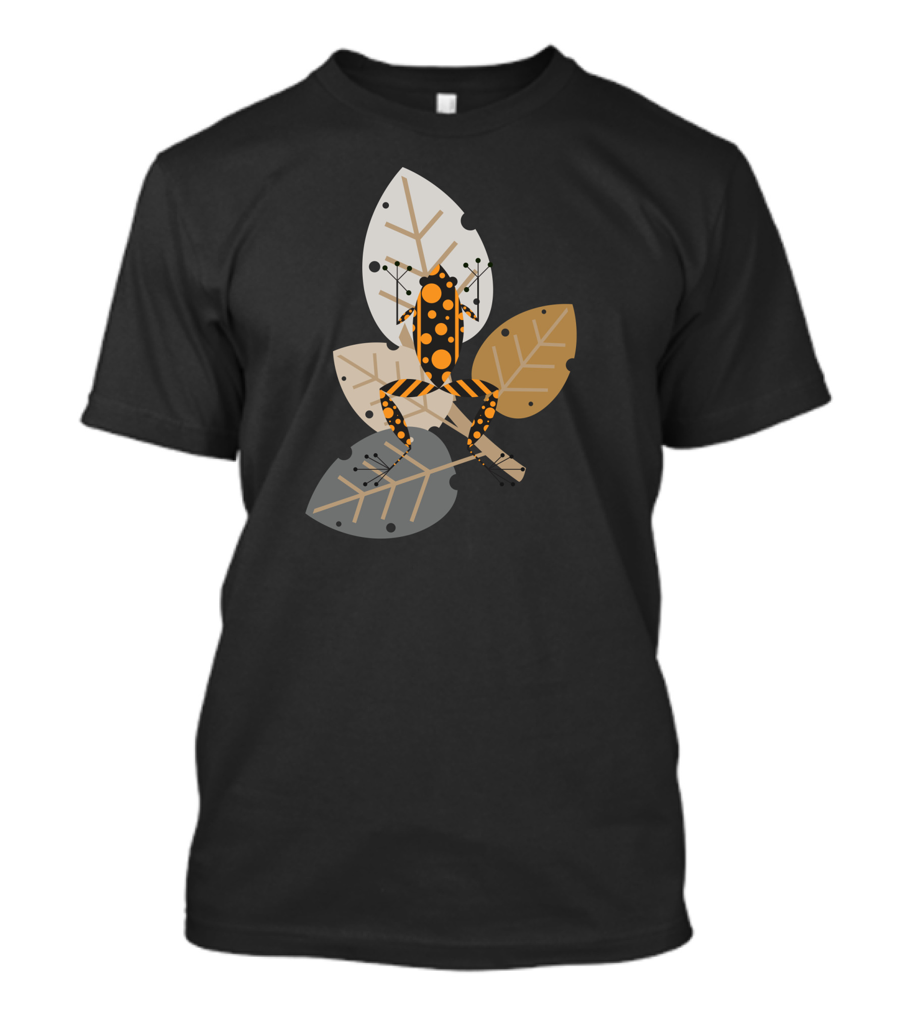 Flower Frog With Colorful Leaves T-Shirt