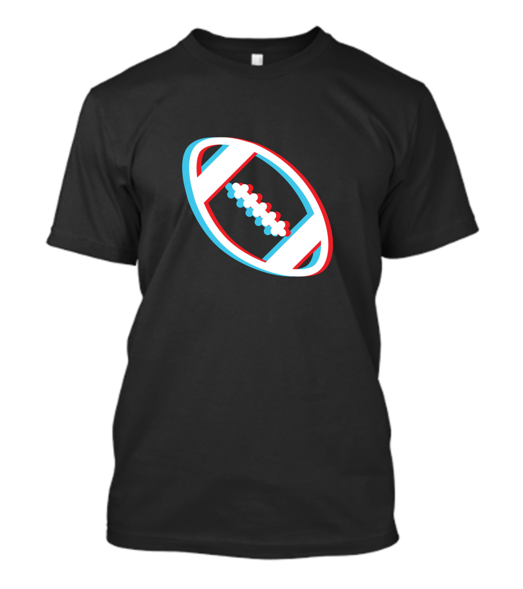 Football Sports 3D Effect Ball T-Shirt