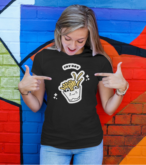 Fry Day Happy French Fries T-Shirt