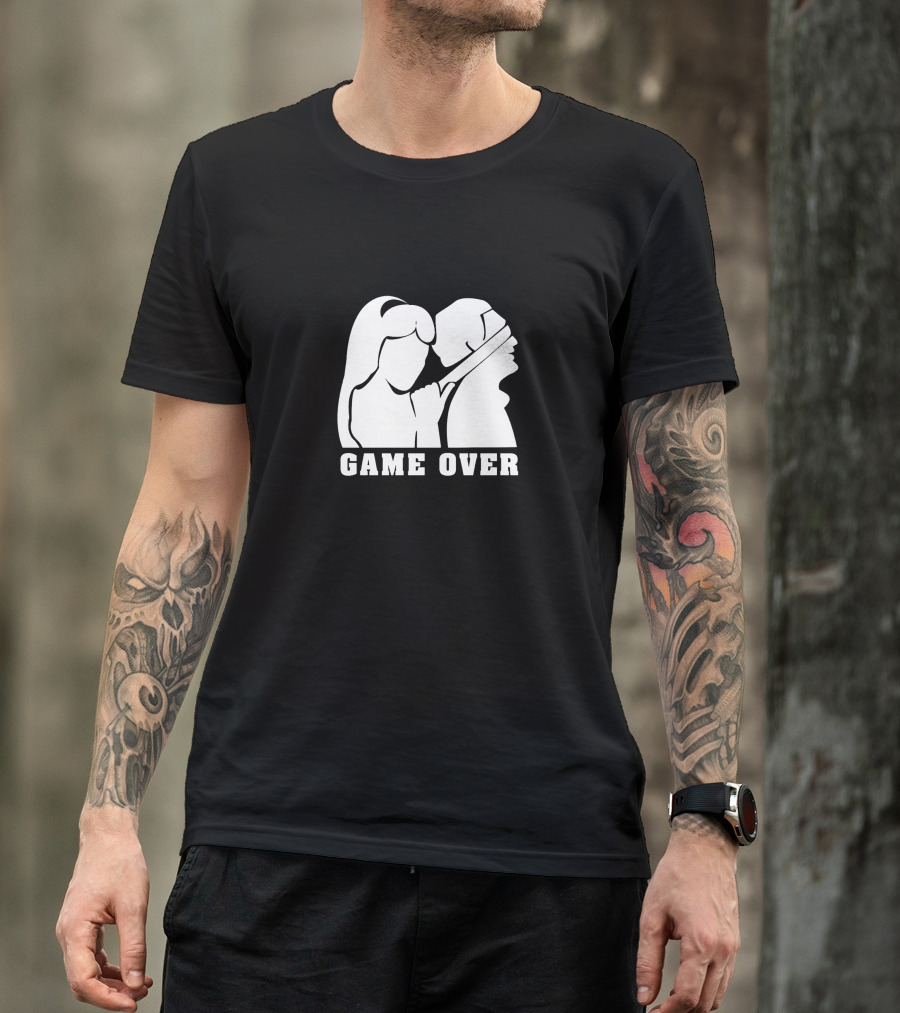 Game Over Fun Bachelor Party Humor T-Shirt