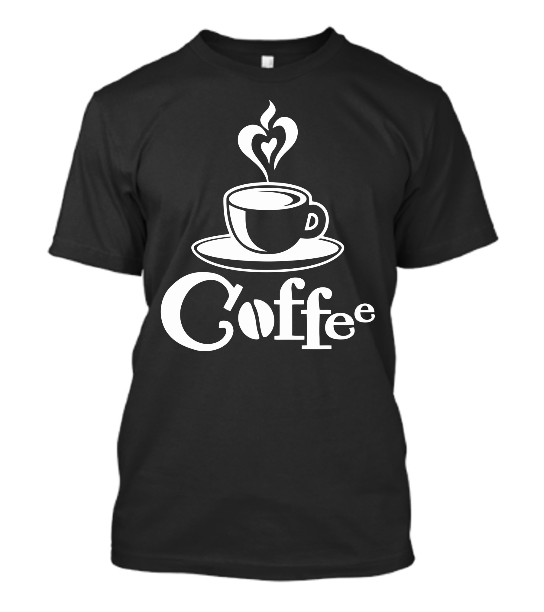 Coffee Cup Steam Heart T-Shirt