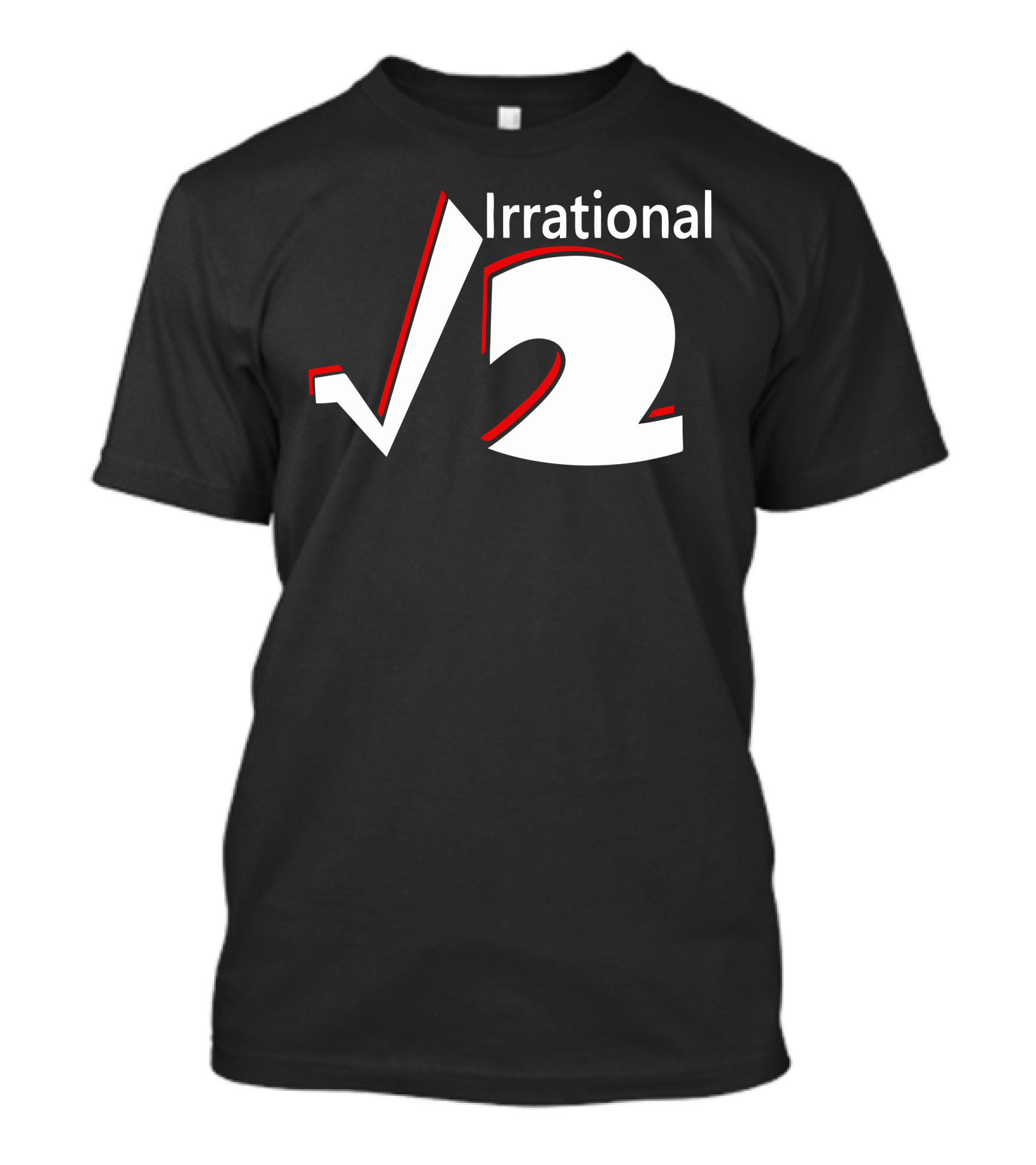 Irrational Square Root Of Two Mathematics Humor T-Shirt