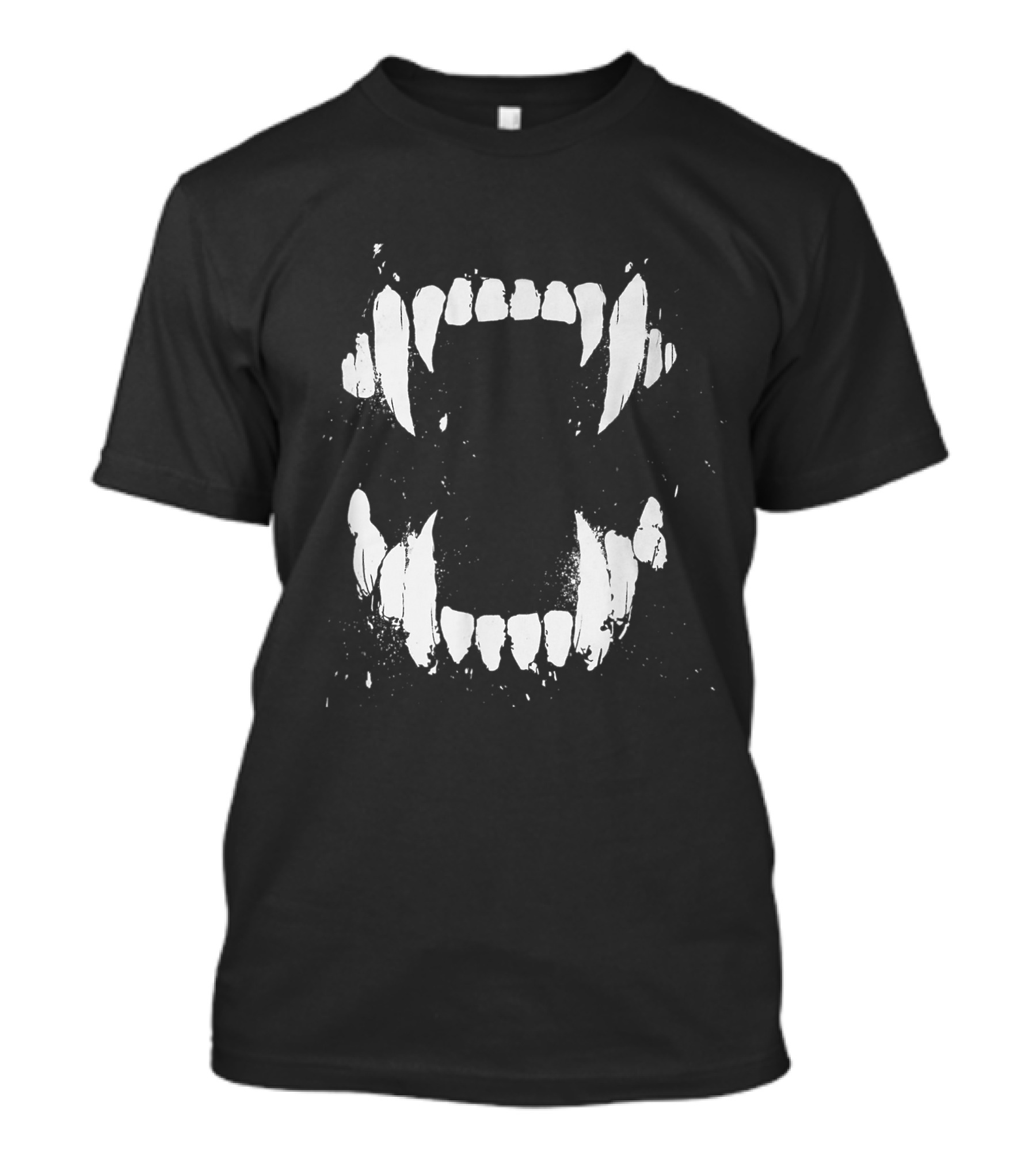 Vampire Teeth Vicious Funny Serial Killer T-Shirt