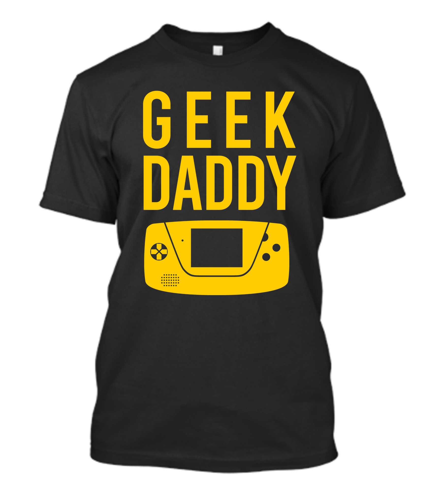 GEEK DADDY Retro Handheld Console Enthusiast T-Shirt