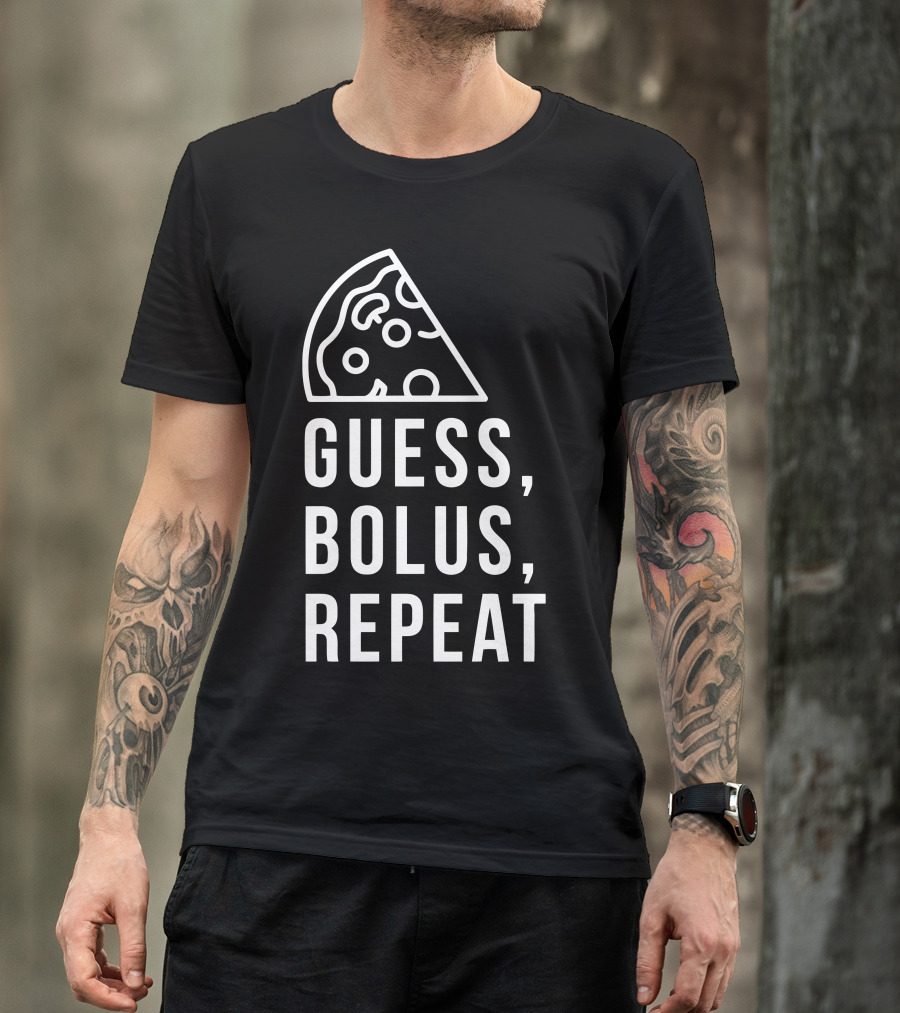 Guess Bolus Repeat Pizza Slice T-Shirt