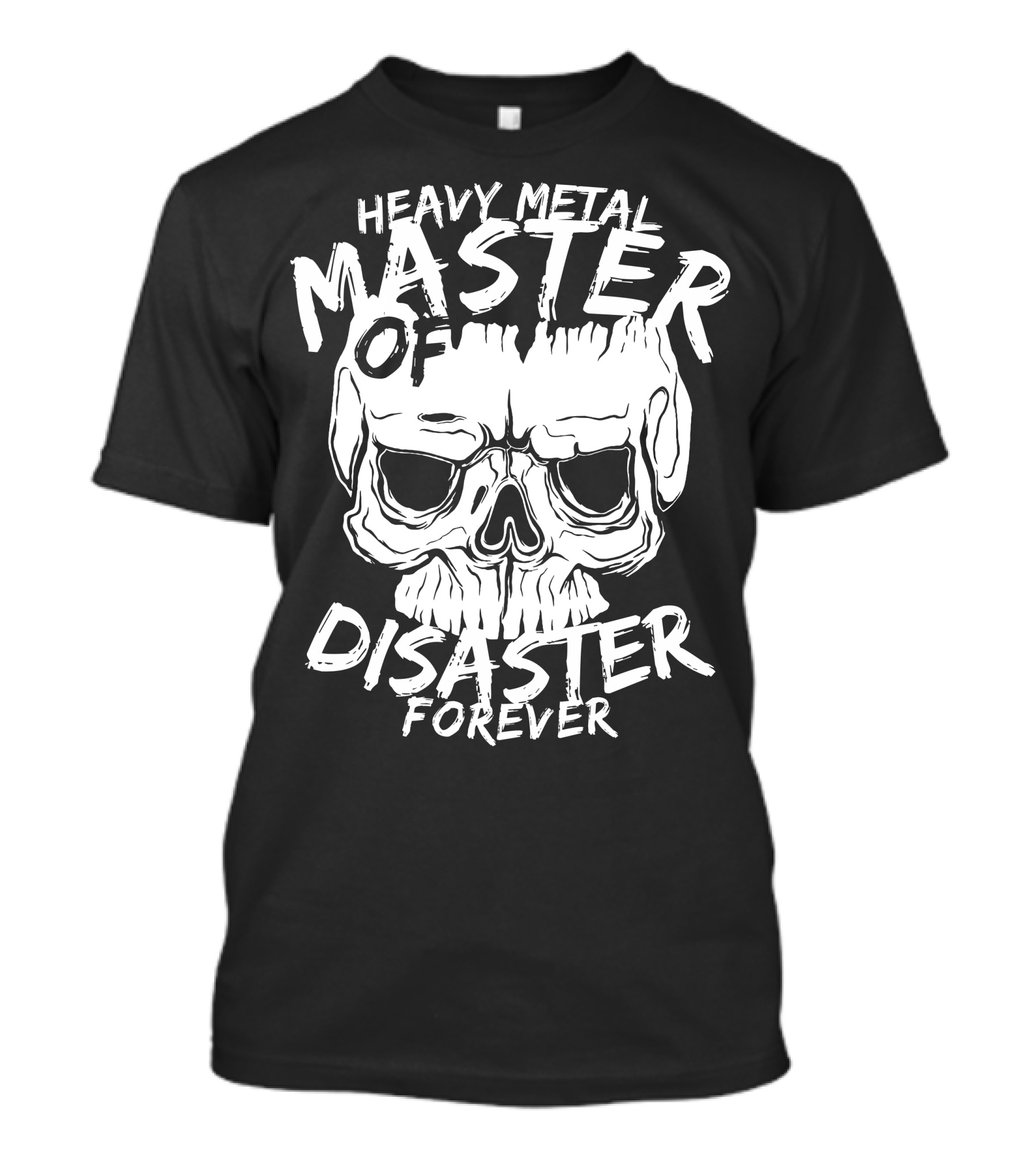 Heavy Metal Master Of Disaster Forever Skull T-Shirt