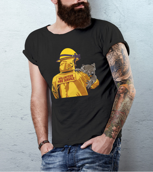 Volunteer Fire Service Help Koalas T-Shirt