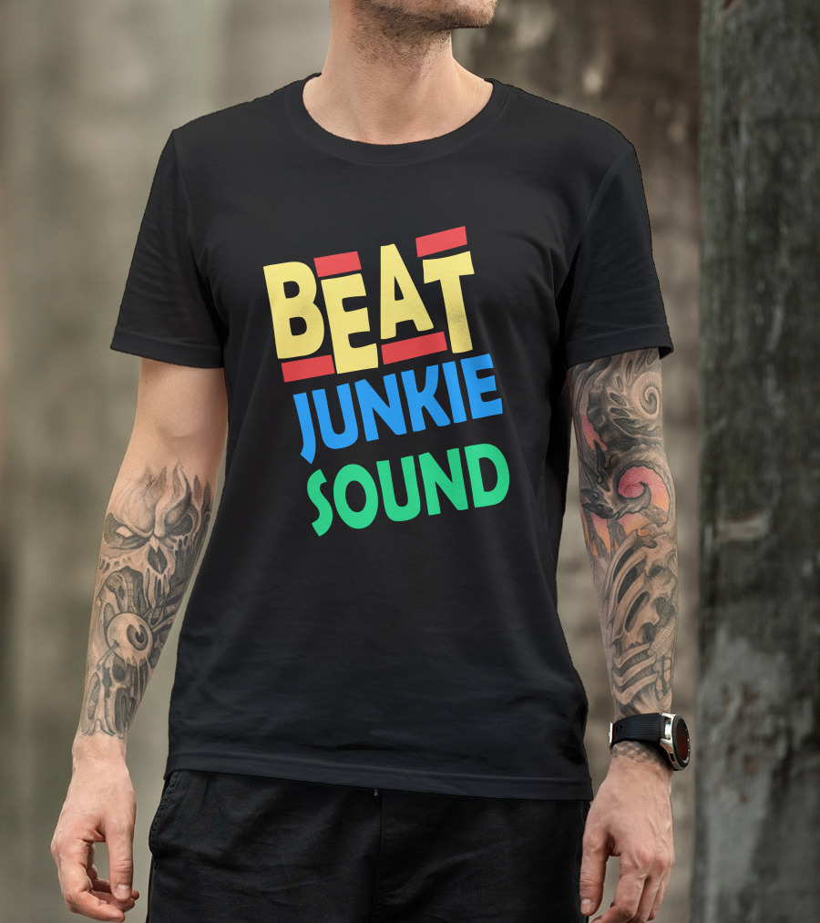 Beat Junkie Sound Humor Geek T-Shirt